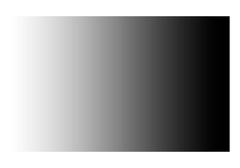 Rectángulo con degradado lineal suave de blanco a negro 
