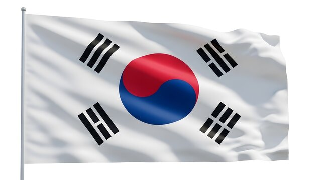 The flag of south korea