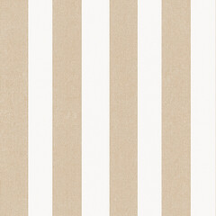 Seamless pattern, vertical striped fabric texture background showcasing beige and white pattern for design and decoration