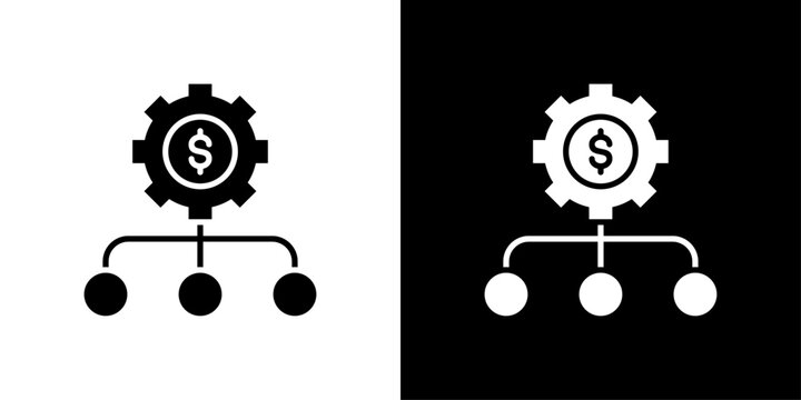 Diagram Icon Sheet Black And White