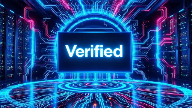 Cyber room with verified sign