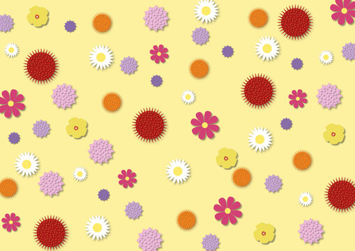 Hay fever, conceptual illustration