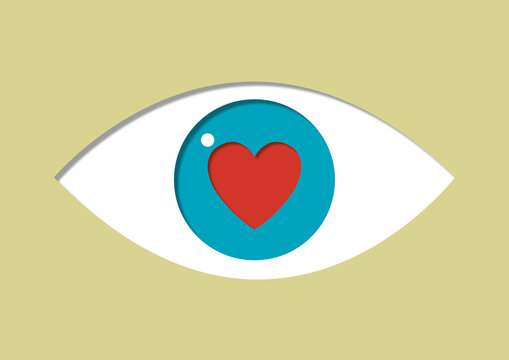 Infatuation, conceptual illustration