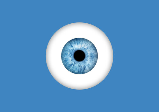 Blue eye, illustration