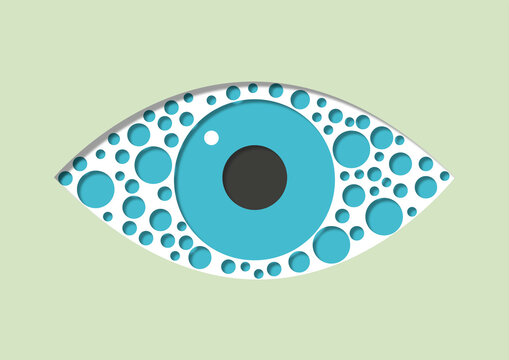 Eye, conceptual illustration