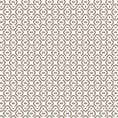 Fototapeta premium Seamless abstract tribal geometric pattern in beige for textile and wallpaper