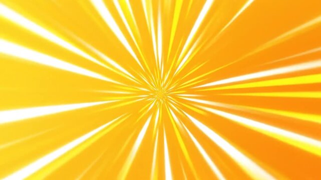 Abstract yellow light burst with diagonal lines for background