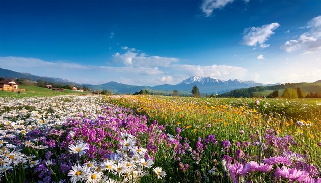 Fiori Natura Primavera Campagna Campo Di Fiori