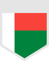 Obraz premium madagaskar flag
