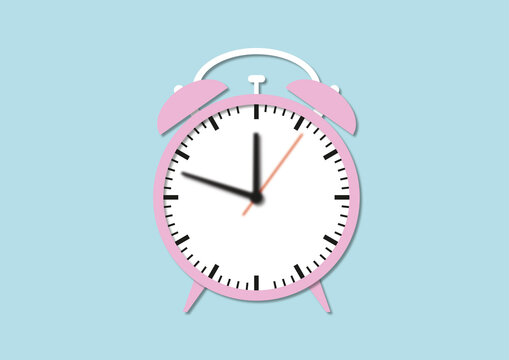 Alarm clock, illustration.