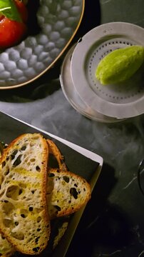 Michelin food at Malta wit tartare and caviar. Travel, blogging