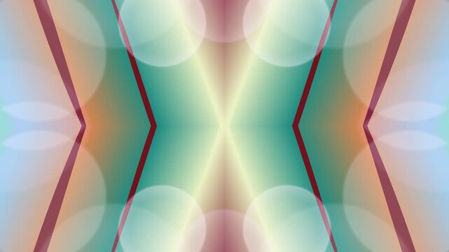 Abstract colorful symmetrical pattern design.