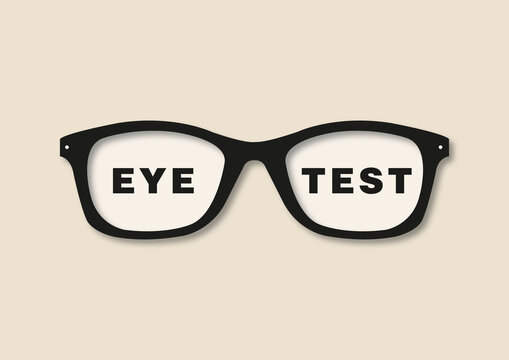 Eye test, conceptual illustration