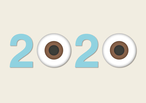 20/20 vision, conceptual illustration