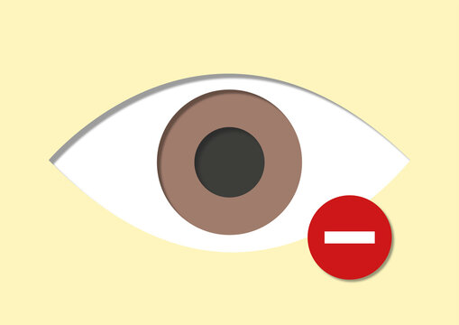 Nearsightedness, conceptual illustration