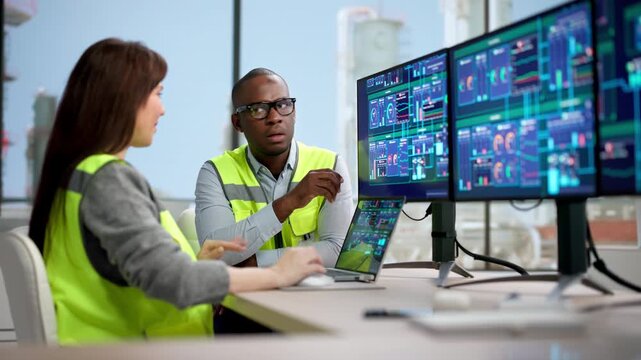 Controlling Production In Chemical Manufacturing Plant Industrial
