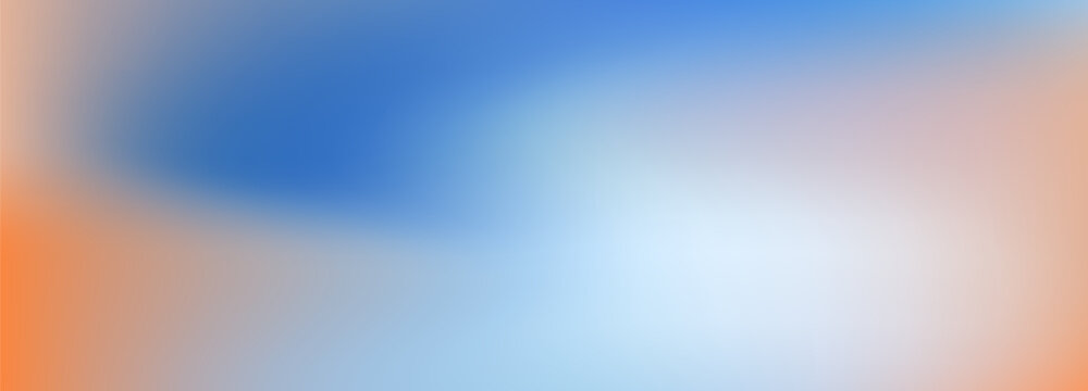 Sunset gradation with warm and soft blue orange color.
