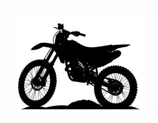 Obraz premium バイクのシルエット