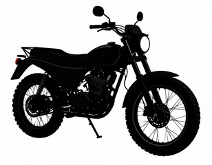 Fototapeta premium バイクのシルエット