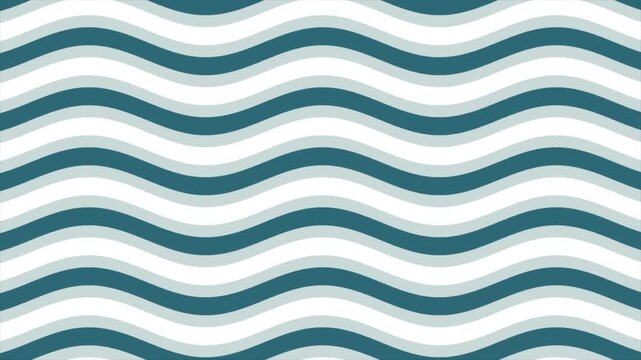 Blue and White Abstract Wave Seamless Pattern Graphic Background