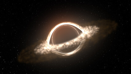 Blackhole or wormhole in space © jitendra jadhav