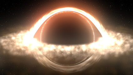 Blackhole or wormhole in space © jitendra jadhav