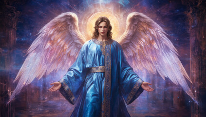 Naklejka premium Archangel Gabriel, the Watcher of the West