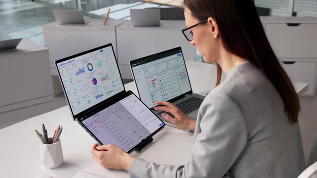 Compliance Manager Reviews Risk Assessment Scores