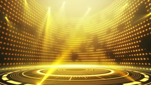 Abstract background of glowing and shimmering particles