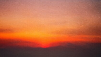 Obraz premium Abstract Pastel Background Sunset Matte Texture Light Graininess Red Orange