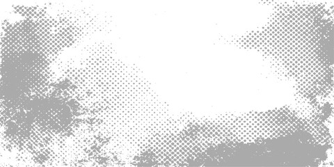 Seamless halftone pattern vector illustration featuring a geometric grid of black and white dots on a textured grunge abstract background for a digital world map wallpaper design © hossain