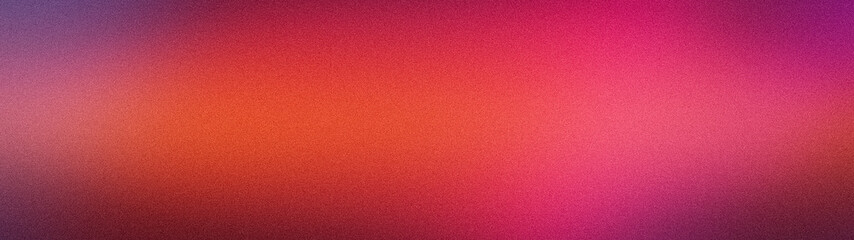Fototapeta premium Abstract grainy gradient background with warm red and pink sunset neon textures