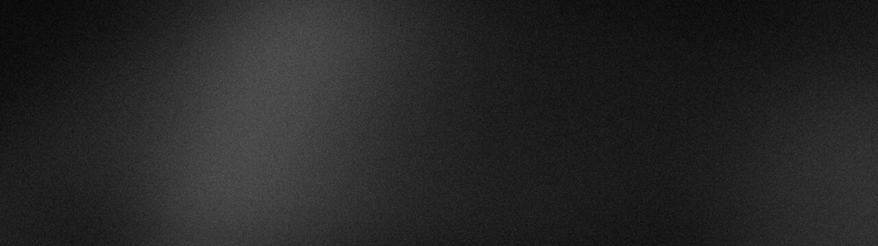 Abstract grainy gradient background with dark black and grey moody metal textures