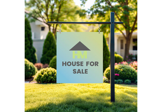 House Sale Sign Mockup 02