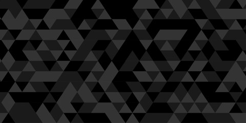 Fototapeta premium Abstract geometric wall tile and metal cube background triangle wallpaper. Seamless geometric pattern low polygon backdrop background. Gray diamond overlap polygonal background.
