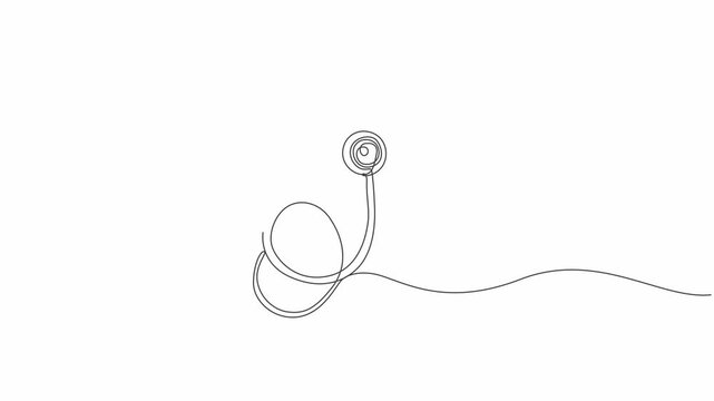 stethoscope on white background,Stethoscope Line Art Animation Medical Equipment Outline Motion,
Doctor Stethoscope Continuous Line Animation,Healthcare Concept Medical Stethoscope