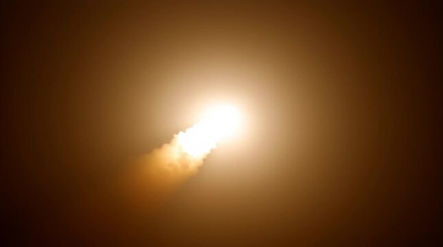 Ground-launched missile. Start of war. Shelling. Air raid, air attack. Casualty for your enemy. Land-based missile