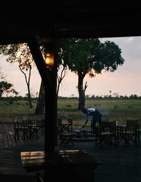 breakfast campfire camping safari fire