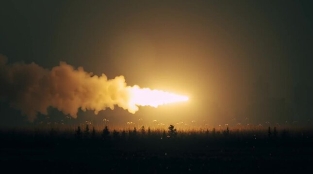 Ballistic missile test flight