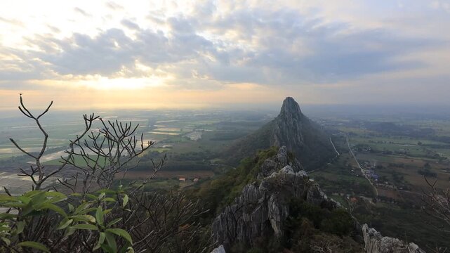 The video background features an aerial view of mountains with panoramic views of the landscape below, showcasing the beauty of the ecosystem and the joy of experiencing nature.