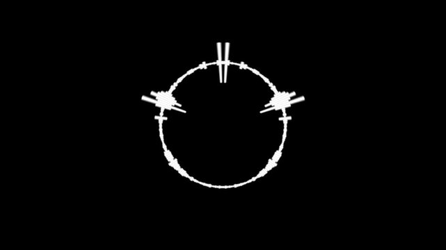 Smooth white audio line, sound spectrum animation, black screen background, 4k music visualizer, digital equalizer motion, voice frequency signal, rhythmic wave patterns effect.