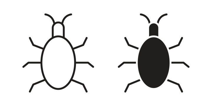 Bedbug icon concept design set. Icon Element For Design