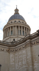 Fototapeta premium Pantheon Paris Interior, Grand Dome and Neoclassical Architecture, Famous Landmark France 