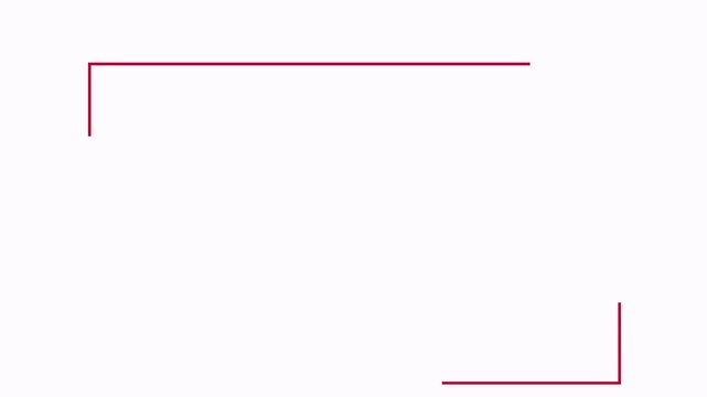 Modern quote frame animation featuring a clean  line border with quotation marks on transparent background. Ideal for testimonials, reviews, social media quotes,  Simple and elegant with alpha channel