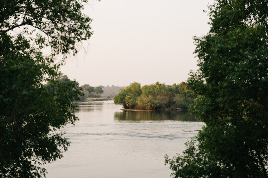 river in the park