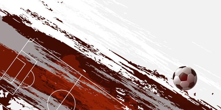 Football or soccer red abstract background. suitable for your project: website, poster, display, banner, brosur, templates. vector eps10