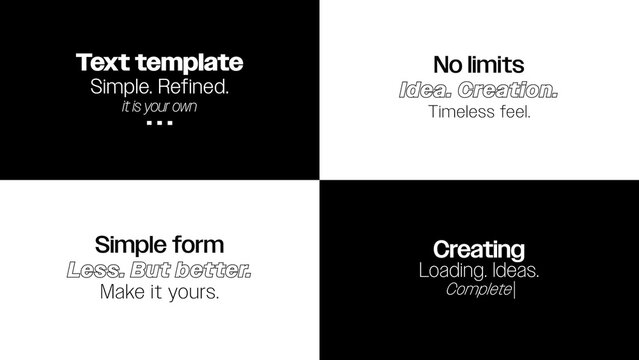 Simple Text Animations