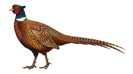 pheasant isolated on white background © Mimo95