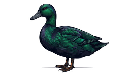 cayuga duck isolated on white © Mimo95