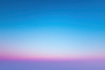 Fototapeta premium Soft sky gradient of light blue and violet, hazy smooth atmosphere
